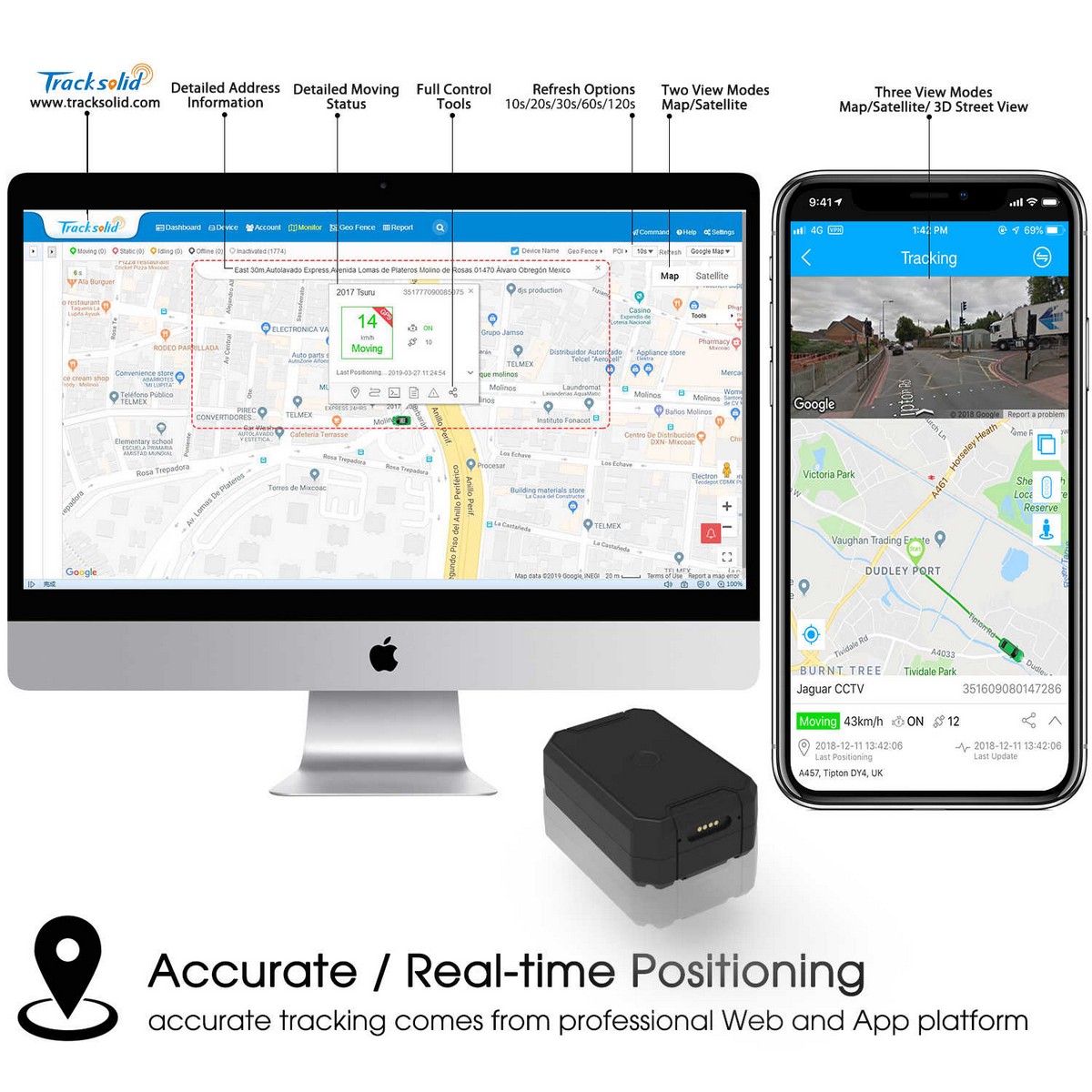 Mini GPS locator for online tracking with voice | Profio.shop